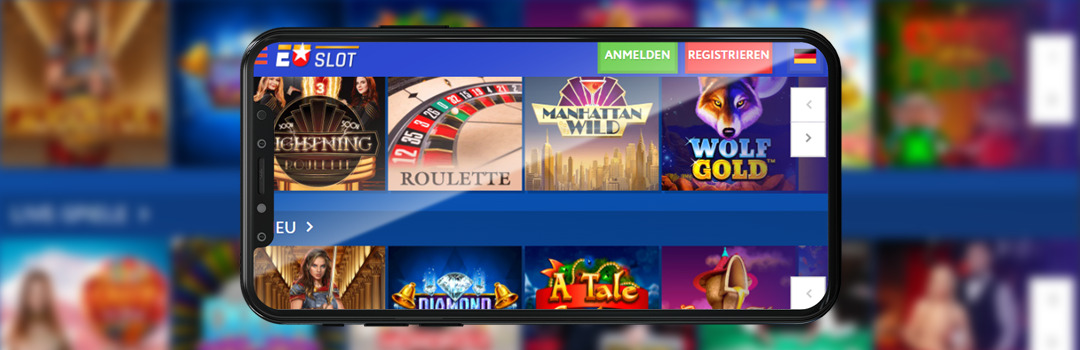 Glücksspiel im Euslot Casino auf dem Handy in der Deutschland