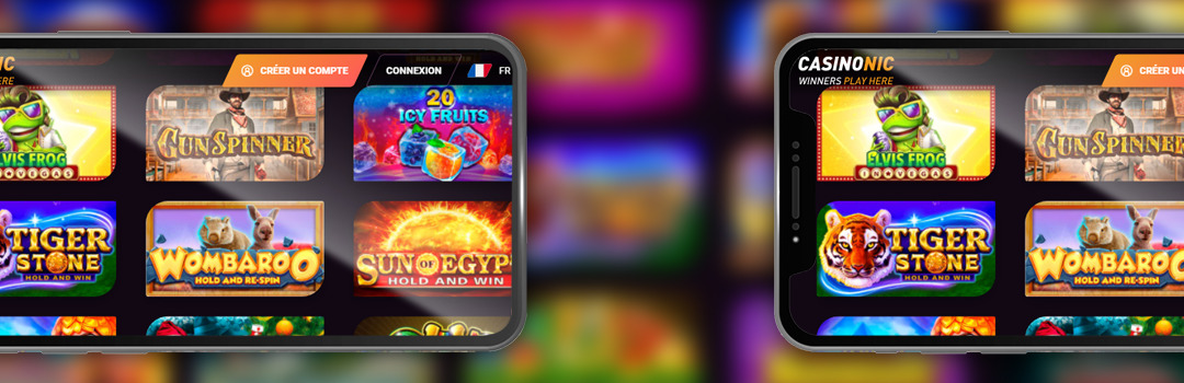 jouer au casino mobile Casinonic